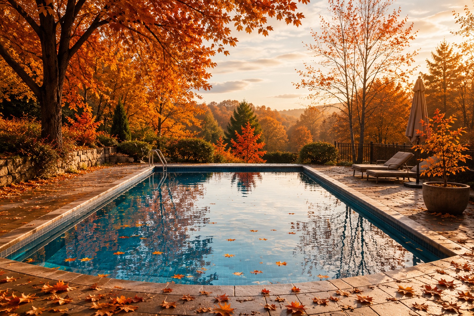 Piscina limpa no inverno? Sim, e isso evita muitos problemas no verão